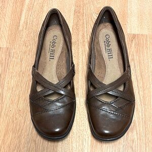 Cobb Hill by New Balance Women's Brown Leather Flats